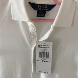 NWT Ralph Lauren 4T Girls White Dress
